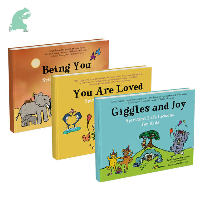 Colorful hardcover children's books novels 