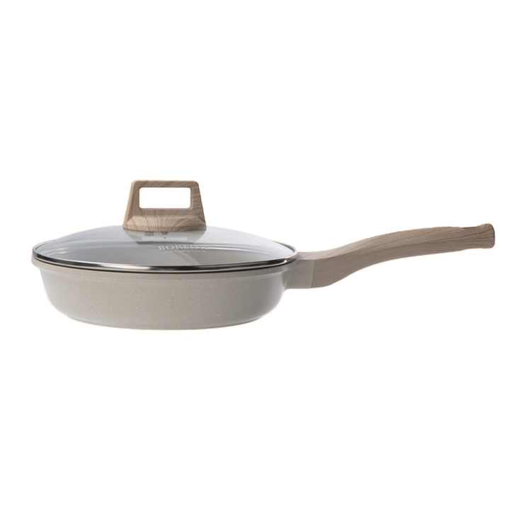 Frying pans cooking 