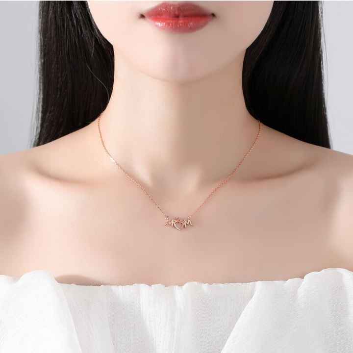 Trendy Dainty Sterling Silver Elegant Necklace 