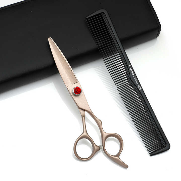 pink hair scissors 