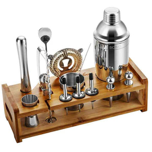 Wuyi Camol Factory Direct Silver Cocktail Shaker Set 