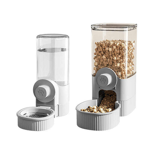 Cat Hanging Pet Drinker Dog Water Supply Drinking Hanging Dog Cage Bucket Automatic Feeder - Bowls &amp; Feeders 