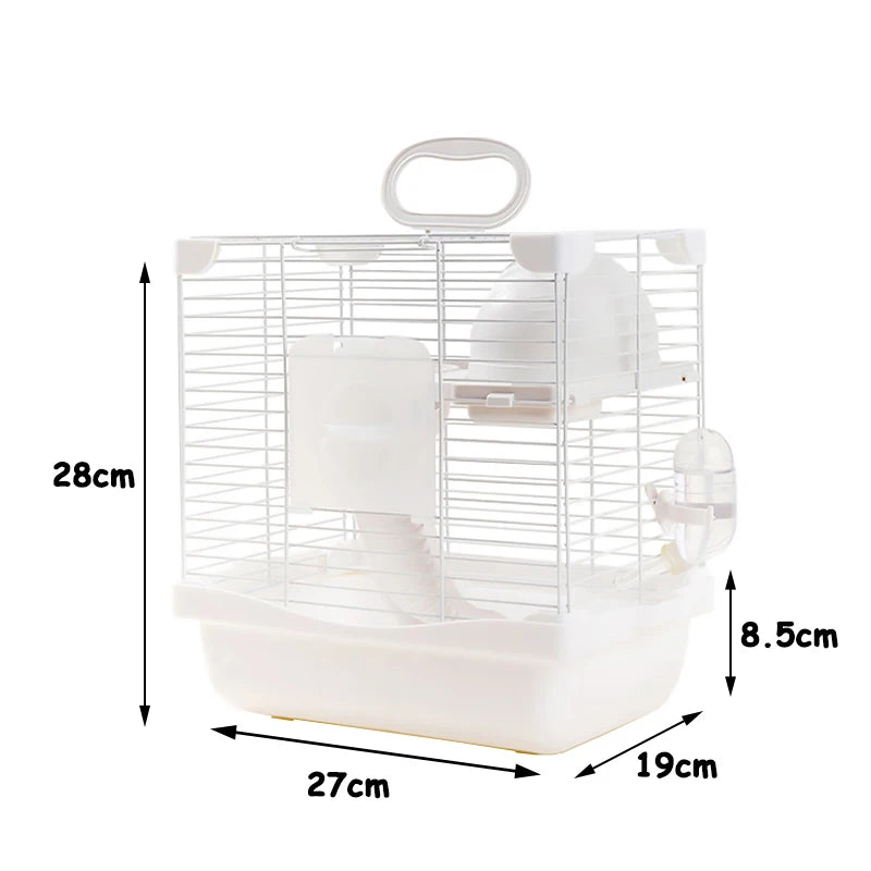 Luxury Large Hamster Cage Home Gerbil Sanctuary - Pet Accessories 