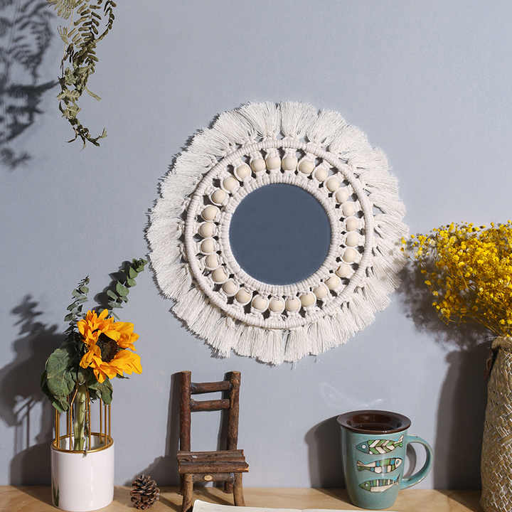 Bohemian macrame home decor hanging tapestry. 