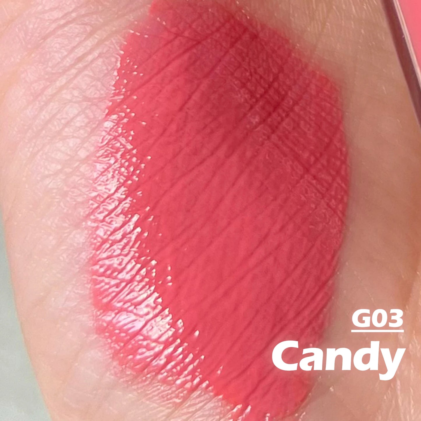 Cute White Gradient Color Cosmetic Tube Matte Liquid Lipstick 