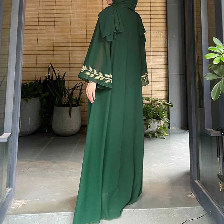 Crepe caftans and jalabiyas 