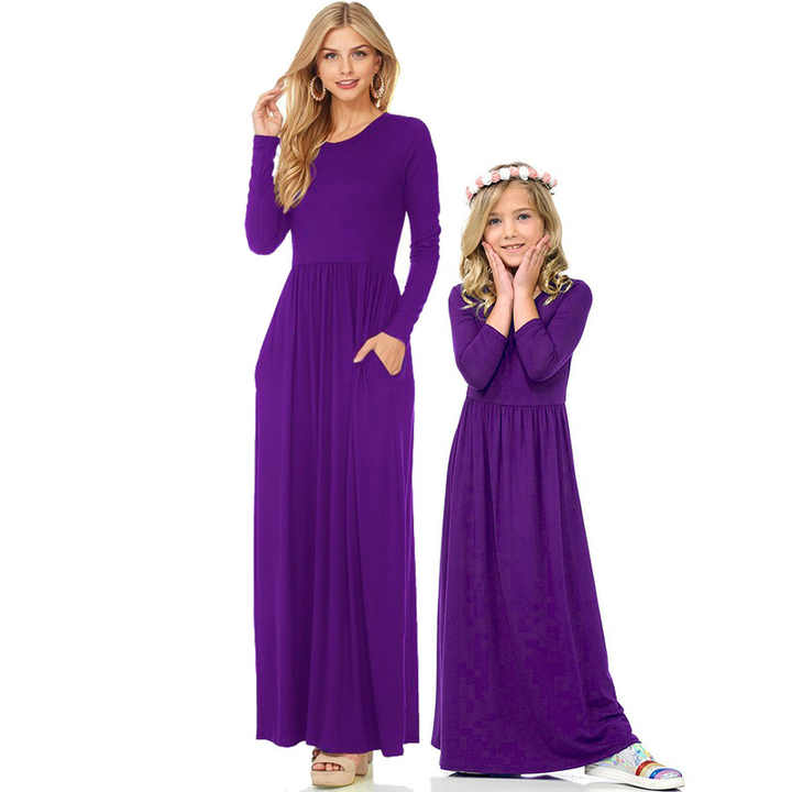 Mother and daughter dress