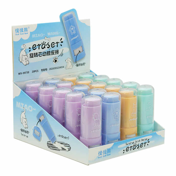 Upgrade Rotating Eraser Refill Durable 