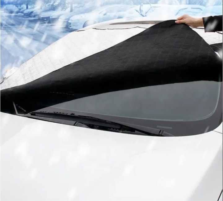 Universal snow cover, portable folding cover, anti-frost protective cover mat 