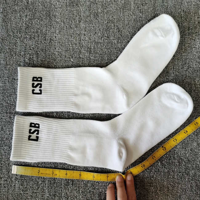 White Sports Socks Made in China 