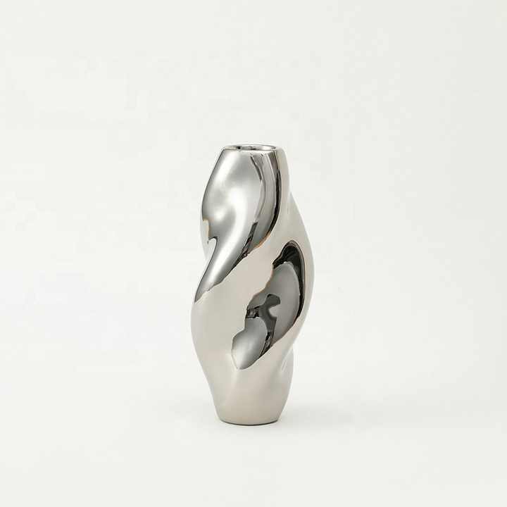 مزهرية ريفية من المينا النوردية . Nordic enamel country vase