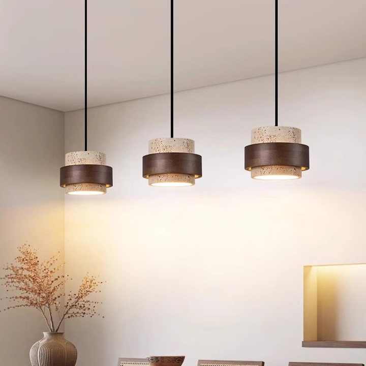 Modern Travertine Living Room Pendant Lights 