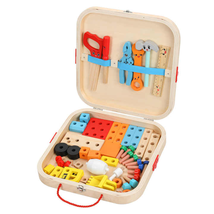 Entertainment games wooden tool box 