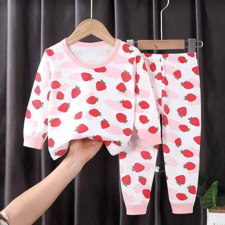 Long-sleeved cotton sleepwear 