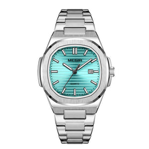 ساعات رجالية كوارتز رياضية فاخرة من  . MEGIR 1084 Luxury Men's Sports Quartz