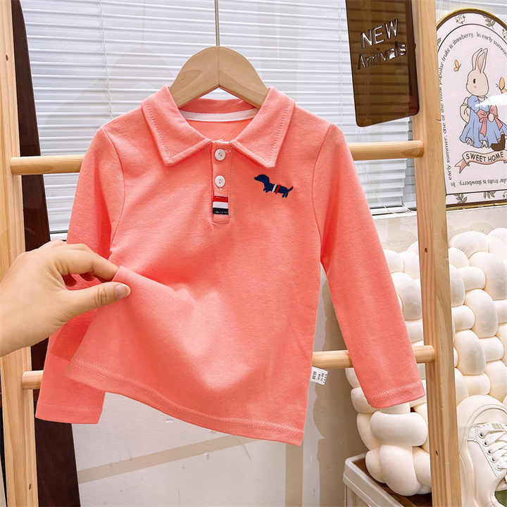 تي شيرت أطفال بأكمام طويلة من القطن الخالص . Pure cotton long sleeve children's t-shirt,
