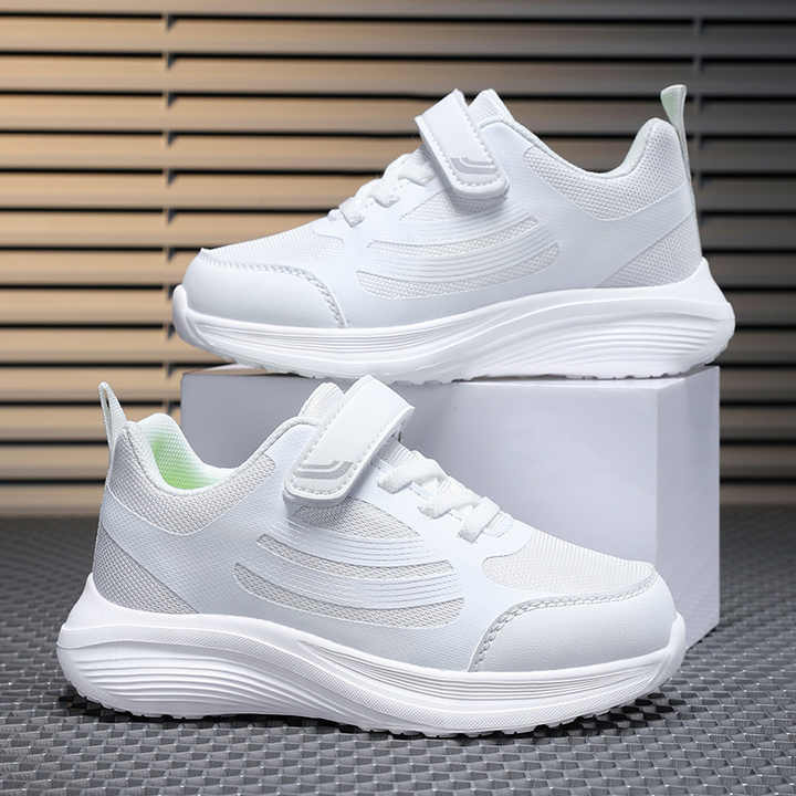 Boys' Sneakers White Breathable Mesh Sneakers 