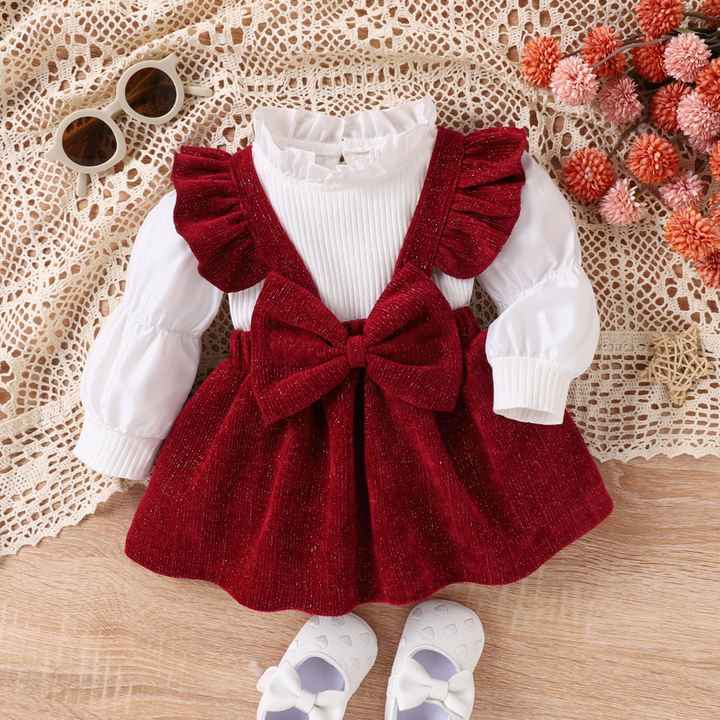 Christmas Wear Fall Baby Clothes-Girls Winter Clothes Set 