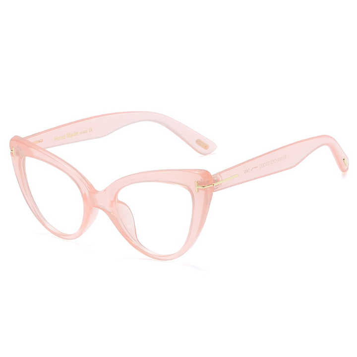 نظارات نسائية بصرية بإطار على شكل القطة, نظارات طبية للنساء ذات تصميم أنيق موديل 97398 Women's Cat Eye Optical Glasses, Fashion Design Women's Prescription Glasses Model 97398