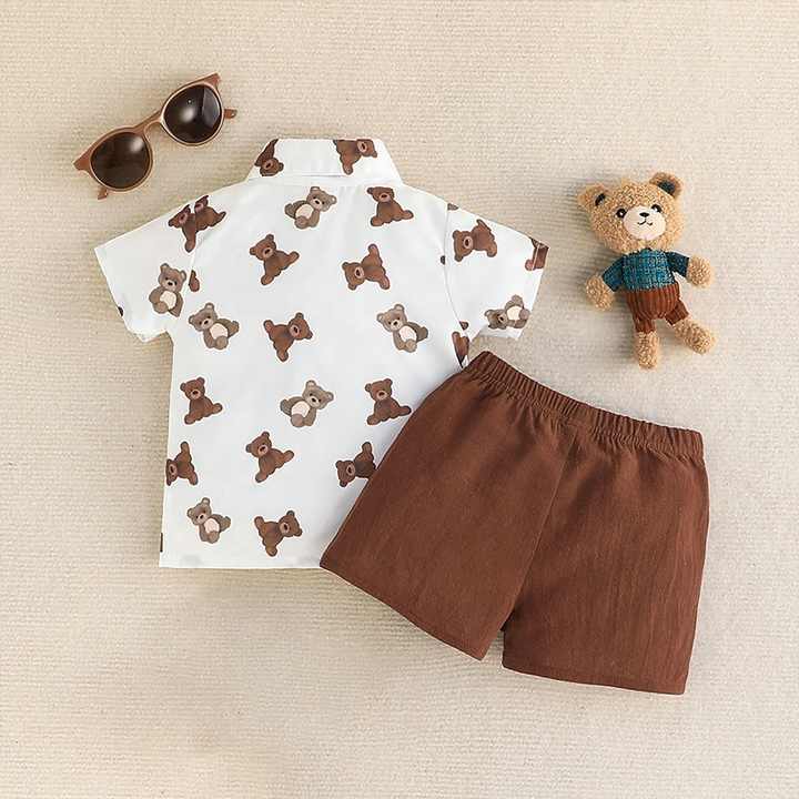 Boys' shorts and shirt clothing set 
