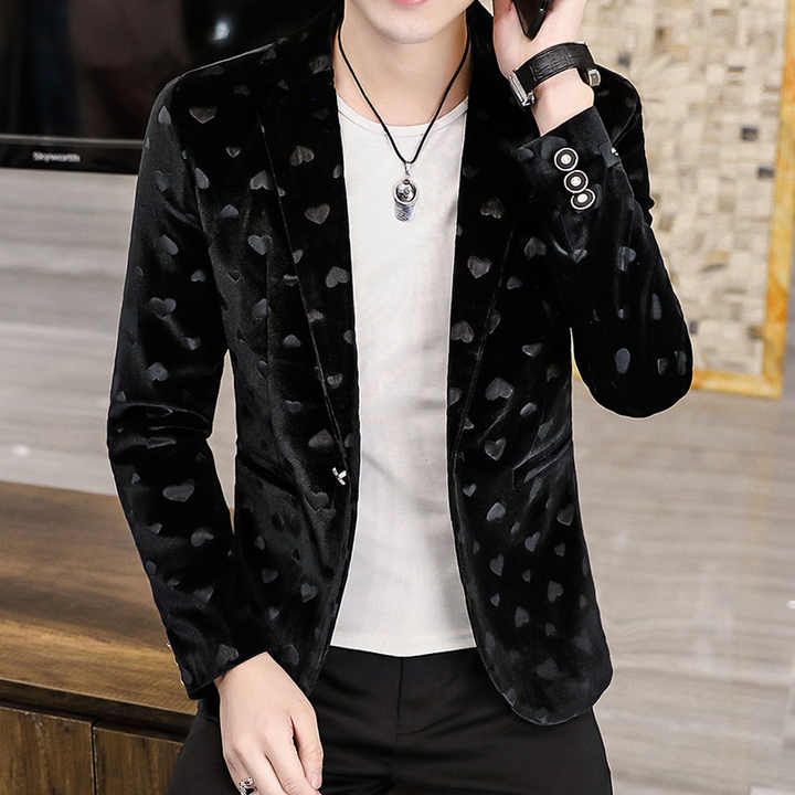 Men's velvet jacket 