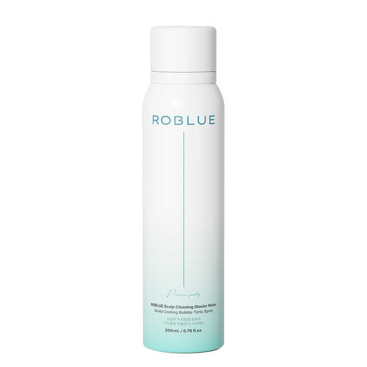 Tonic Korean Herbal Extract &amp; Peptide Hair Care - Roblo Cooling Bubble Scalp Spray 