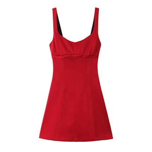 short sleeveless dress