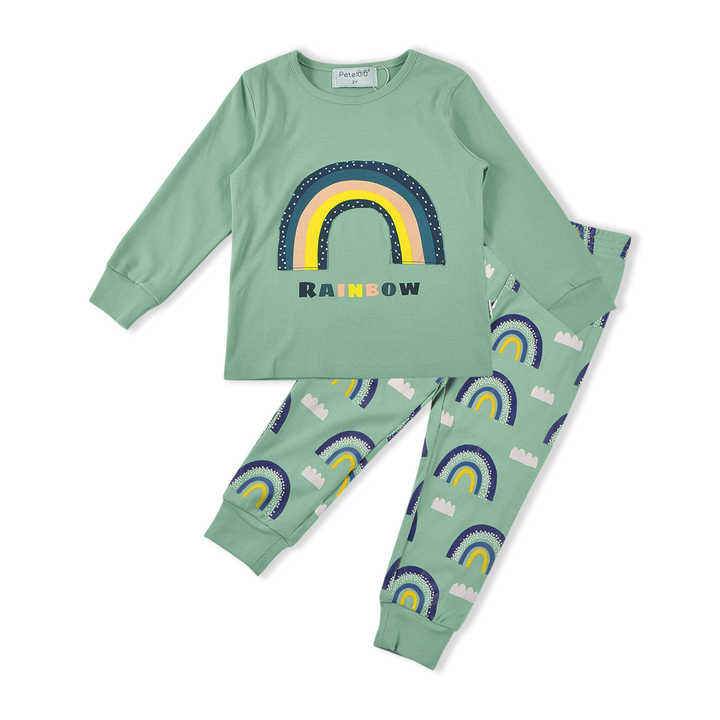 Boys' long-sleeved sleepsuits 