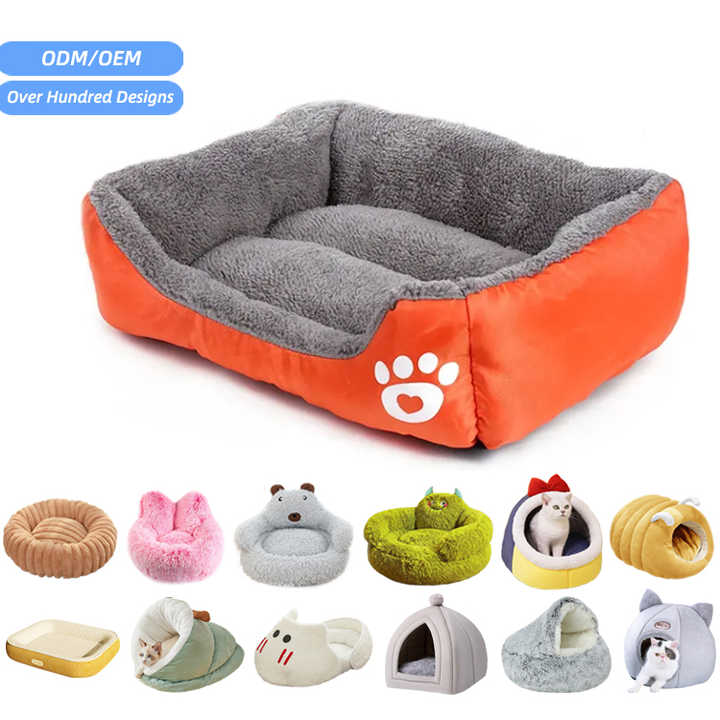 كبير متوسط الكلاب القطط للماء مكافحة زلة أسفل الحيوانات الأليفة سرير لينة أريكة سرير كلب- مفارش