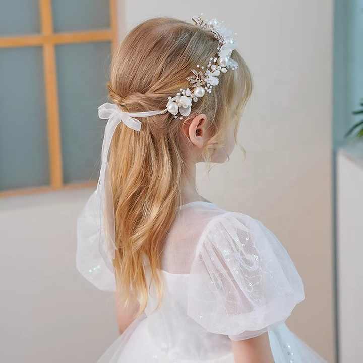 Children's Accessories Fairy Baby Princess Flower Girl Kids Headband Crown 