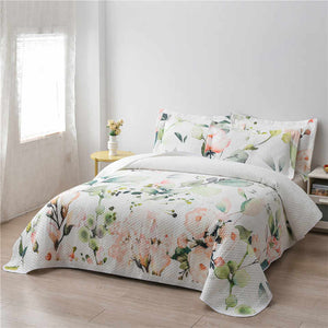 أطقم أغطية سرير مخصصة جديدة بتصميم أزهار . New Custom Floral Design 3 Piece Duvet Cover Sets