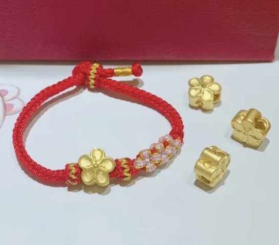 Children's accessories, gold bracelet, women's jewelry