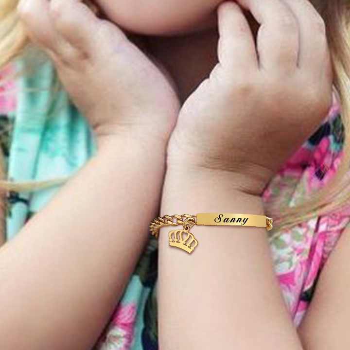 Children's Accessories Jewelry Hand Bracelet Baby Name 