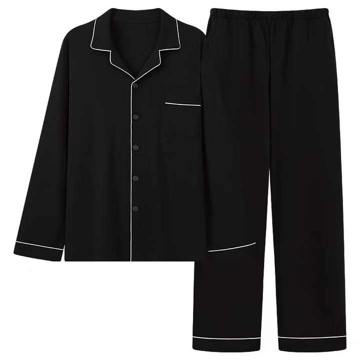 Men's comfortable long-sleeved sleepwear 