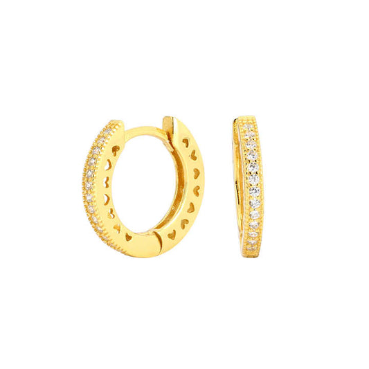 simple hoop earring 