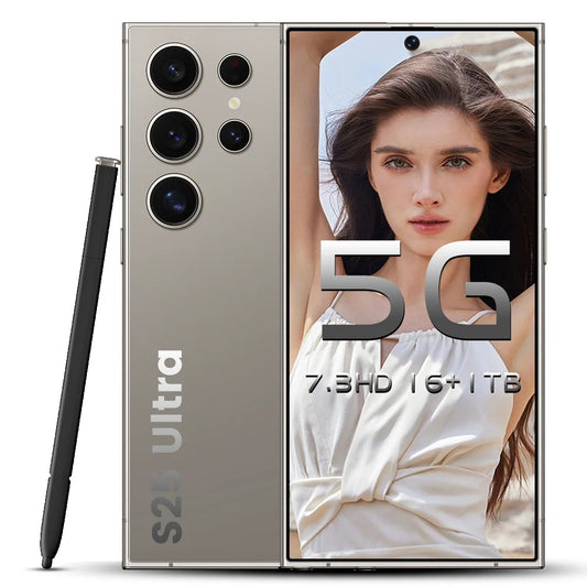 S25 Ultra 5G Smartphone - Phones 108MP Rear Camera CDMA LTE Cellular US Version 