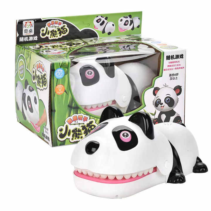 Entertainment games: Crocodile nail biting game 