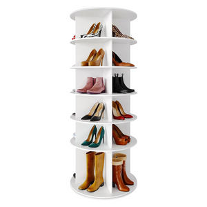 Custom Space Saving Rotating Shoe Rack 