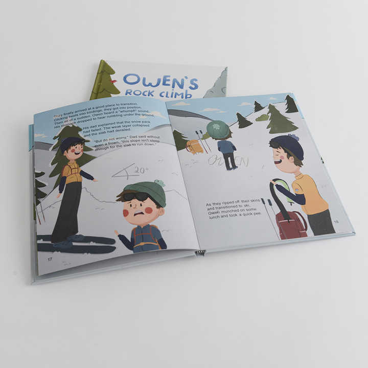 طباعة كتاب أطفال بغلاف مقوى عالي الجودة . High Quality Hardcover Children's Book Printing