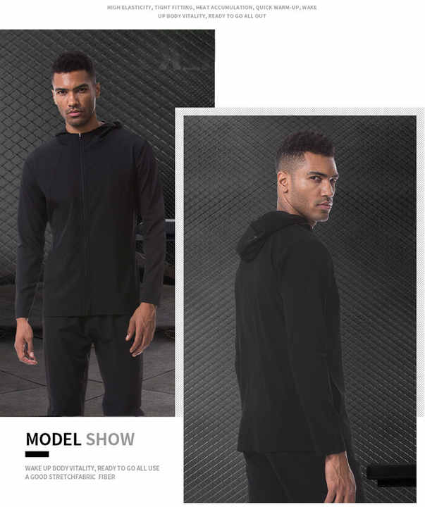 Men's Quick Dry Breathable Zipper Sports Jacket 