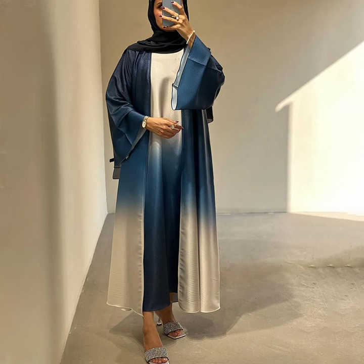 Ombre colored abaya 