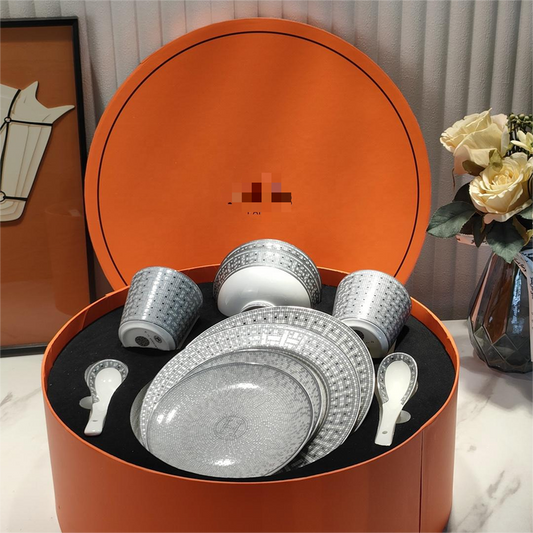 Luxury Ceramic Tableware Set Plates 