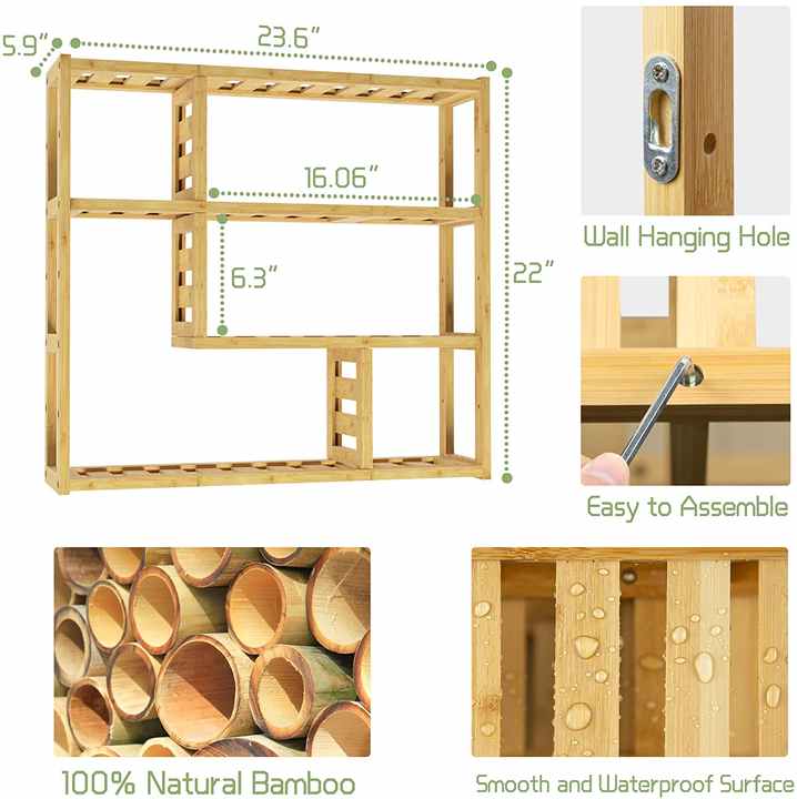 Bathroom Organizer Stylish and Modern Home Products Multifunctional Kitchen Storage Organizer 