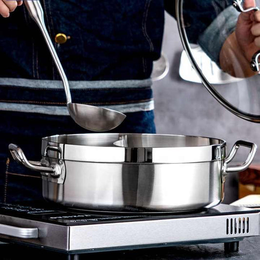 Food Grade Direct Selling Heavy Duty Multipurpose Cooking Pot Soup Pot with Divider 