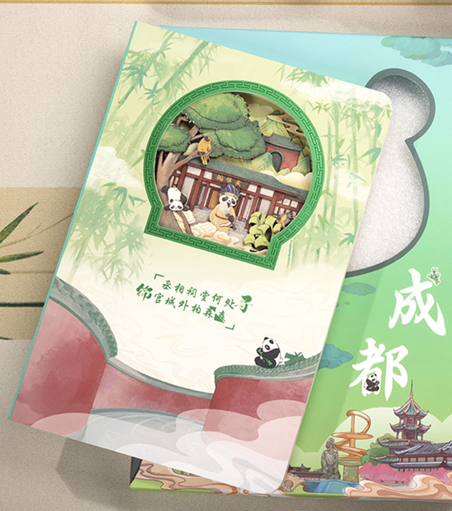 High quality A5 size paper 3D carving notebook exquisite. 