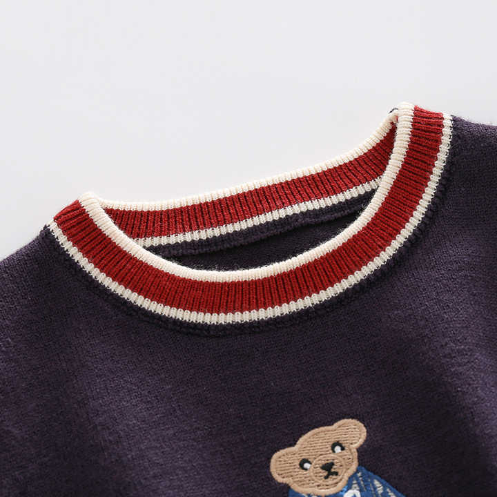 Newborn baby boy knitted sweater 