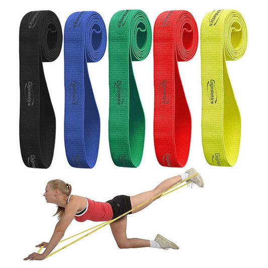 Make your own resistance bands to help. 