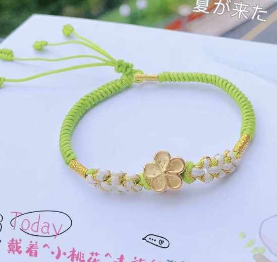 Children's accessories, gold bracelet, women's jewelry