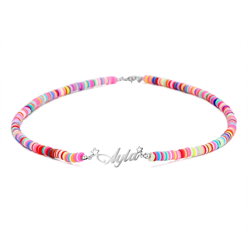 اكسسوارات أطفال قلادة مخصصة باسم