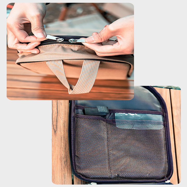 Portable Outdoor Camping Kitchen Utensil Storage Bag. 